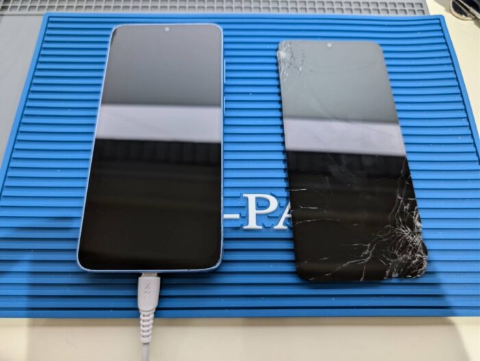 【修理事例】Galaxy A25 5G 液晶交換修理をさせていただきました!