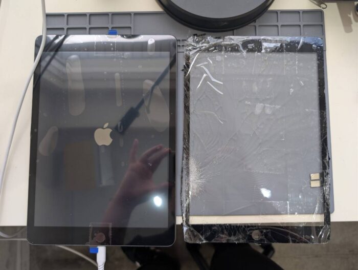 【修理事例】iPad 7 ガラス交換をさせていただきました!