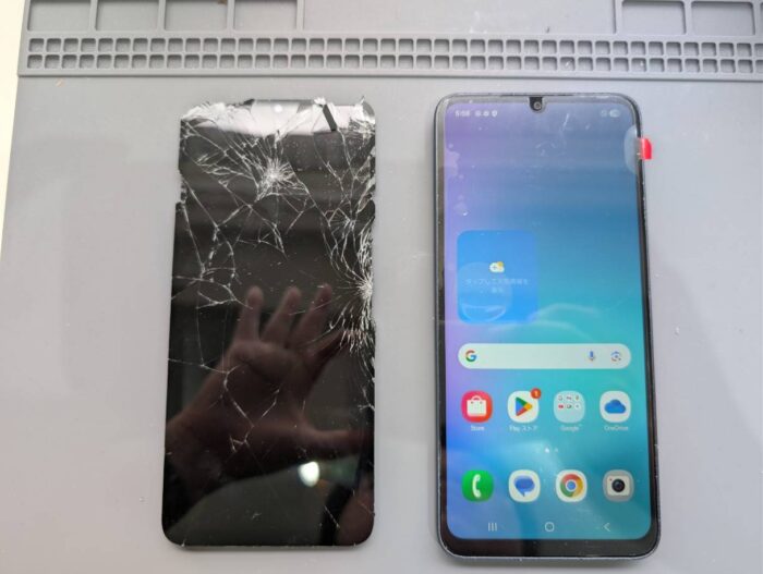 【修理事例】Galaxy A25 5G 液晶交換